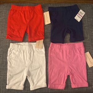 4 Pairs of first impressions shorts nwt